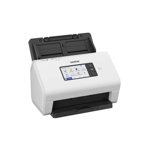 Brother ADS-4900W scanner Scanner met ADF + invoer voor losse vellen 600 x 600 DPI A4 Zwart, Wit (ADS4900WRE1)