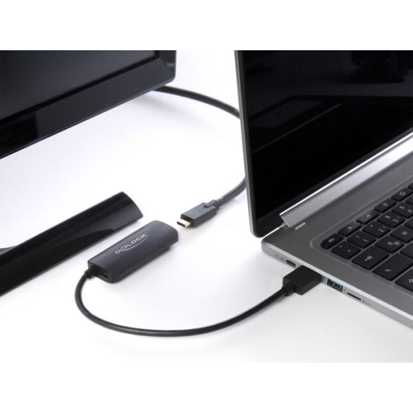 DeLOCK 64212 video kabel adapter 0,18 m HDMI Type A (Standaard) USB Type-C + Micro-USB Zwart (64212)