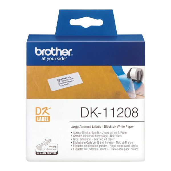 Brother Grote adreslabels papier 38 x 90 mm (DK-11208)