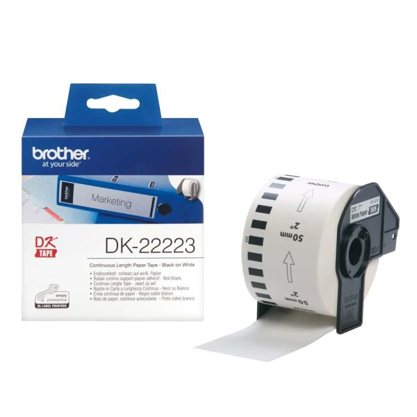 Brother DK-22223 printeretiket Wit (DK-22223) Brother DK-22223 printeretiket Wit (DK-22223)