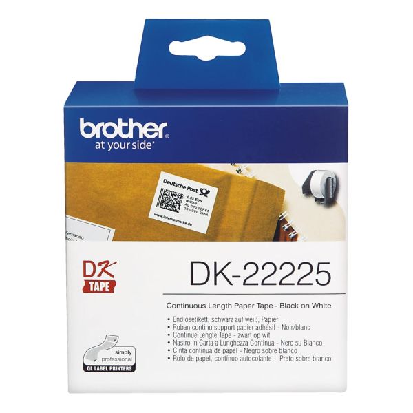 Brother Doorlopende papiertape 38 mm (DK-22225)