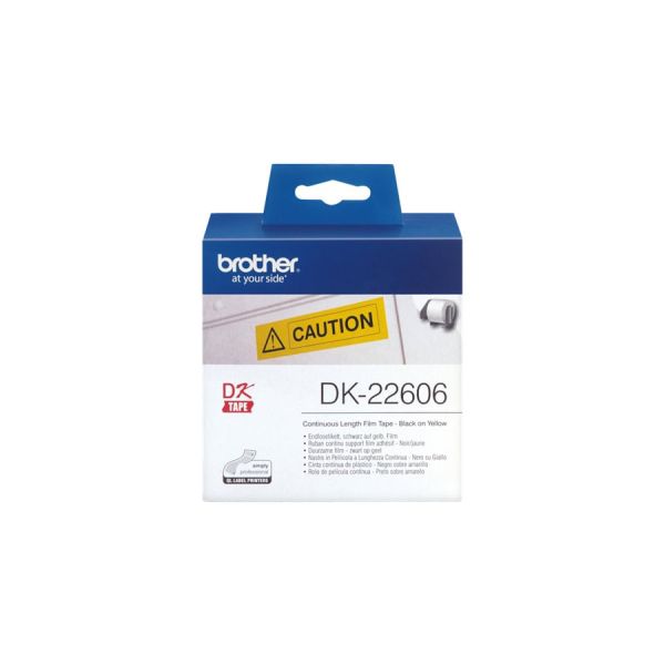 Brother Gele doorlopende filmtape 62 mm (DK-22606) Brother Gele doorlopende filmtape 62 mm (DK-22606)