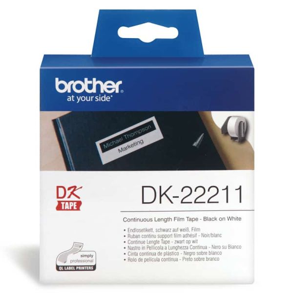 Brother Witte doorlopende filmtape 29 mm (DK22211)