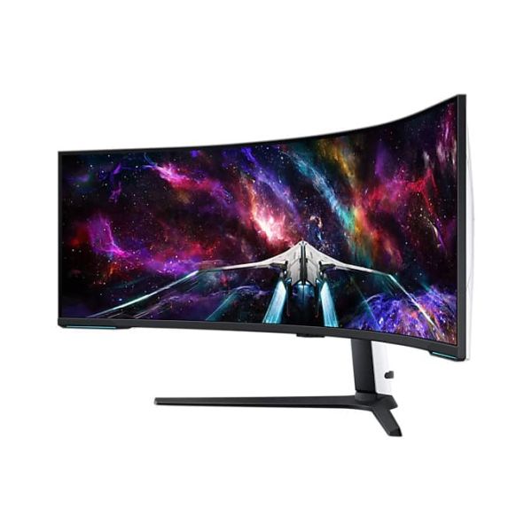 Samsung Odyssey S57CG954NU computer monitor 144,8 cm (57") 7680 x 2160 Pixels 8K Ultra HD QLED Zwart, Wit (LS57CG954NUXEN)