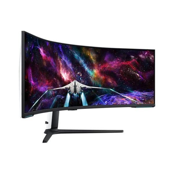 Samsung Odyssey S57CG954NU computer monitor 144,8 cm (57") 7680 x 2160 Pixels 8K Ultra HD QLED Zwart, Wit (LS57CG954NUXEN)