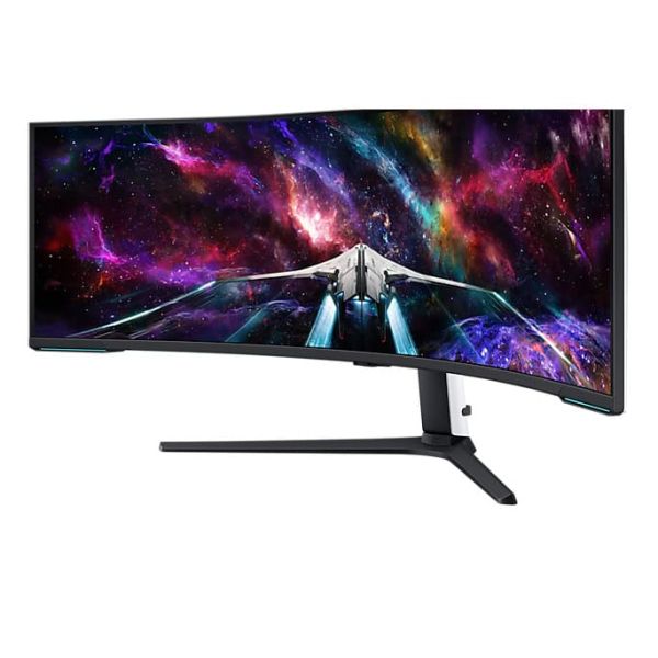 Samsung Odyssey S57CG954NU computer monitor 144,8 cm (57") 7680 x 2160 Pixels 8K Ultra HD QLED Zwart, Wit (LS57CG954NUXEN)