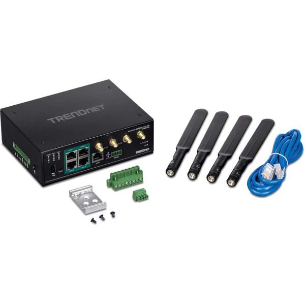 Trendnet TI-WP100 draadloze router Gigabit Ethernet Dual-band (2.4 GHz / 5 GHz) Zwart (TI-WP100)