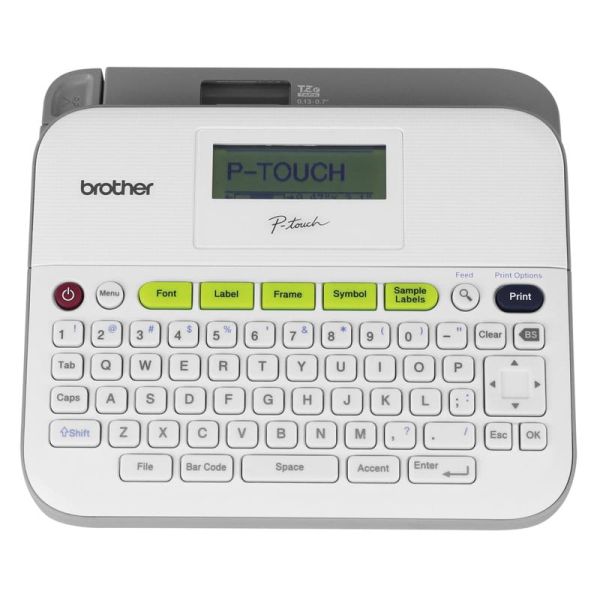 Brother PT-D400 labelprinter Thermo transfer Kleur 180 x 180 DPI 20 mm/sec TZe QWERTY (PTD400ZG1)