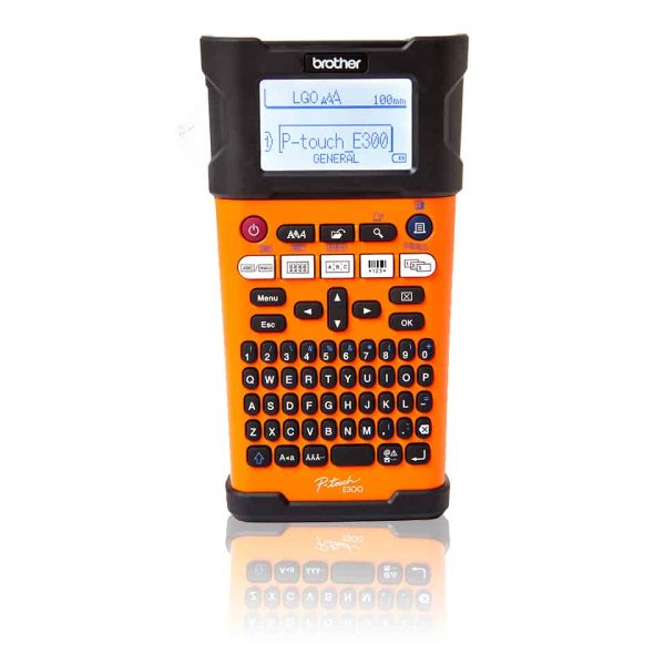 Brother PT-E300VP labelprinter 180 x 180 DPI 20 mm/sec TZe QWERTY (PTE300VPZG1) Brother PT-E300VP labelprinter 180 x 180 DPI 20 mm/sec TZe QWERTY (PTE300VPZG1)