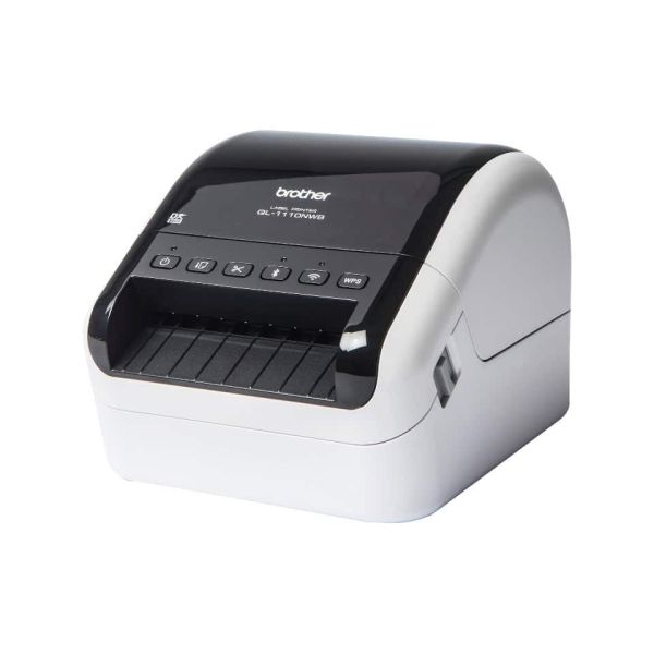 Brother QL-1110NWBC labelprinter Direct thermisch 300 x 300 DPI 110 mm/sec Bedraad en draadloos DK Wifi Bluetooth (QL1110NWBCUA1)