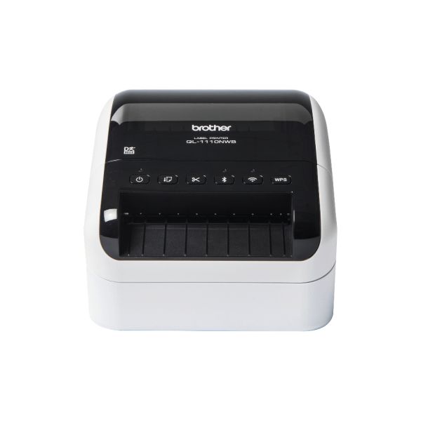 Brother QL-1110NWB labelprinter Direct thermisch 300 x 300 DPI 110 mm/sec Bedraad en draadloos Ethernet LAN DK Wifi Bluetooth (QL1110NWBCZG1)
