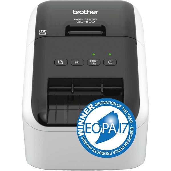 Brother QL-800 labelprinter Direct thermisch Kleur 300 x 600 DPI 148 mm/sec Bedraad DK (QL800ZG1)