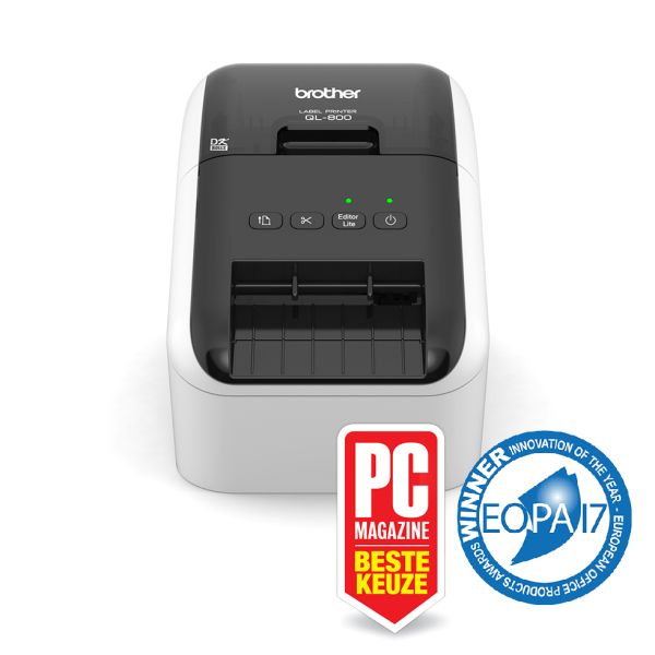 Brother QL-800 labelprinter Direct thermisch Kleur 300 x 600 DPI 148 mm/sec Bedraad DK (QL800ZG1) 9/11 Brother QL-800 labelprinter Direct thermisch Kleur 300 x 600 DPI 148 mm/sec Bedraad DK (QL800ZG1)