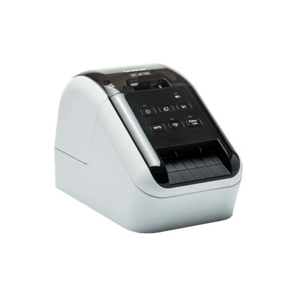 Brother QL-810WC labelprinter Direct thermisch Kleur 300 x 600 DPI 176 mm/sec Bedraad en draadloos Ethernet LAN DK Wifi (QL810WCZG1)