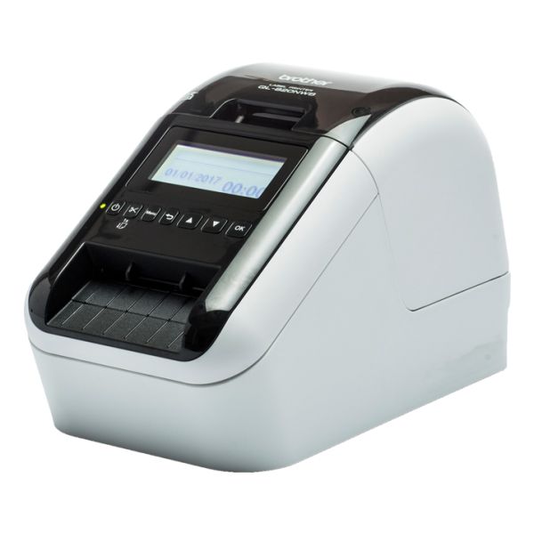 Brother QL-820NWBCVM labelprinter Direct thermisch Kleur 300 x 600 DPI 176 mm/sec Bedraad en draadloos Ethernet LAN DK Wifi Bluetooth (QL820NWBCVMXX1)
