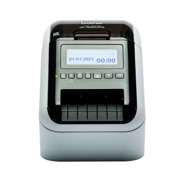 Brother QL-820NWBCVM labelprinter Direct thermisch Kleur 300 x 600 DPI 176 mm/sec Bedraad en draadloos Ethernet LAN DK Wifi Bluetooth (QL820NWBCVMXX1)