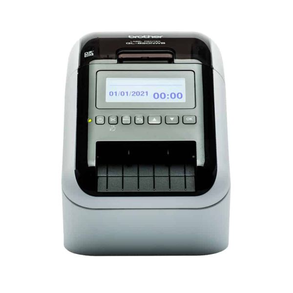 Brother QL-820NWBVMXX1 labelprinter Direct thermisch Kleur 300 x 600 DPI 176 mm/sec Bedraad en draadloos Ethernet LAN DK Wifi Bluetooth (QL820NWBCZG1)