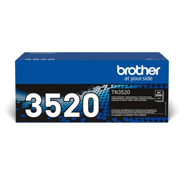 Brother Tonercartridge (circa 20.000 pagina's A4 conform ISO/IEC 19752) (TN3520)