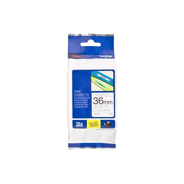 Brother Tape gelamineerd 36mm (TZE-161) Brother Tape gelamineerd 36mm (TZE-161)