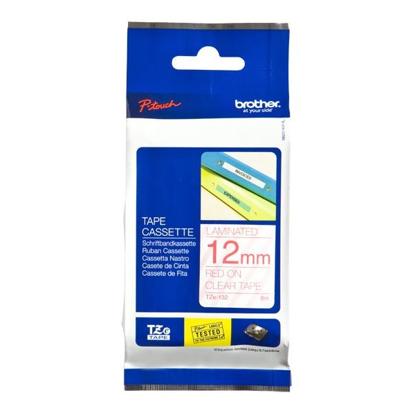 Brother Tape gelamineerd 12mm (TZE132) Brother Tape gelamineerd 12mm (TZE132)