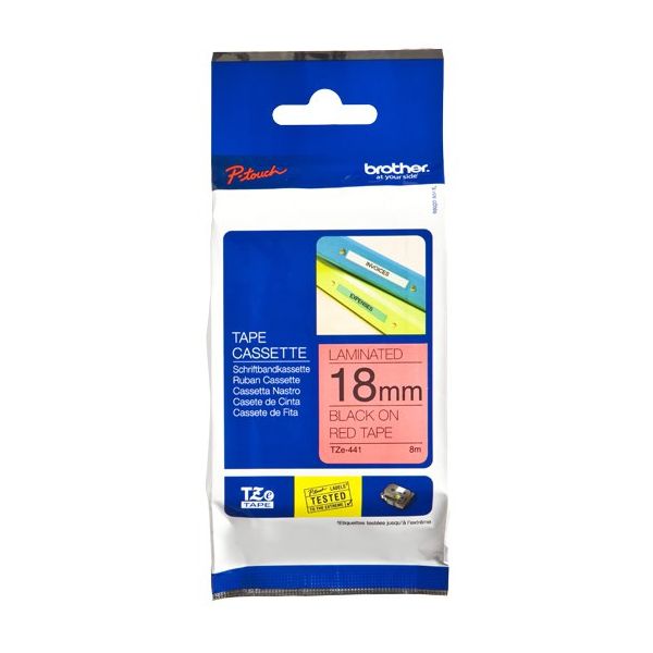 Brother Tape gelamineerd 18mm (TZE441) Brother Tape gelamineerd 18mm (TZE441)