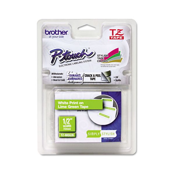 Brother TZEMQG35 labelprinter-tape TZ (TZEMQG35) Brother TZEMQG35 labelprinter-tape TZ (TZEMQG35)
