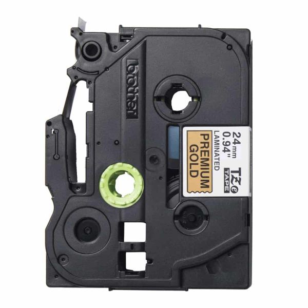 Brother TZe-PR851 labelprinter-tape Zwart op goud (TZEPR851) Brother TZe-PR851 labelprinter-tape Zwart op goud (TZEPR851)