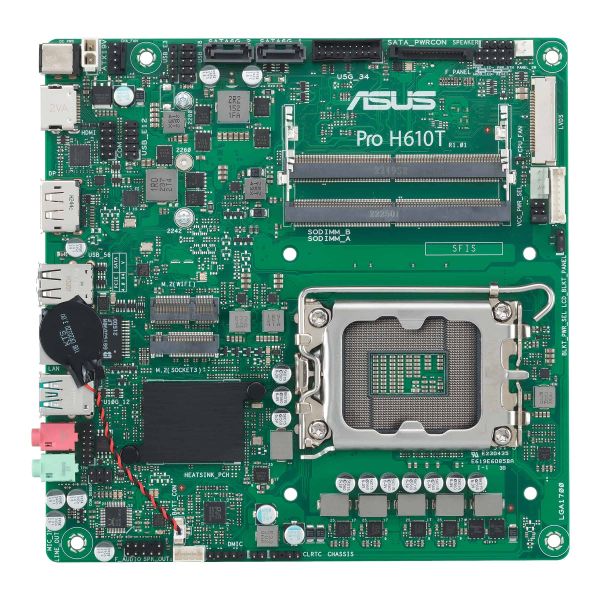 ASUS PRO H610T-CSM Intel H610 LGA 1700 mini ITX (90MB1G60-M0EAYC) ASUS PRO H610T-CSM Intel H610 LGA 1700 mini ITX (90MB1G60-M0EAYC)