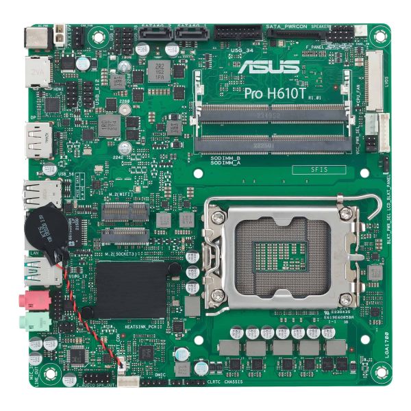 ASUS PRO H610T-CSM Intel H610 LGA 1700 Thin Mini ITX (90MB1G60-M0EAYC)
