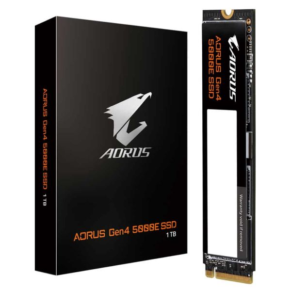 GIGABYTE AORUS Gen4 5000E 1 TB M.2 PCI Express 4.0 NVMe 3D TLC NAND (AG450E1024-G)