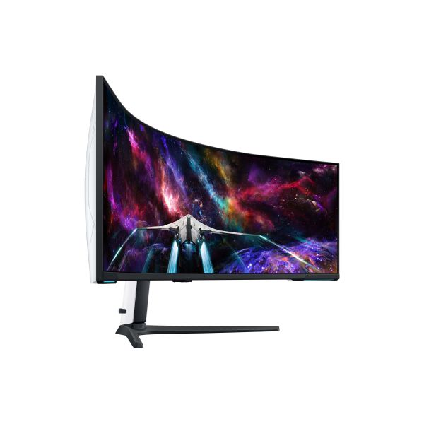 Samsung Odyssey S57CG952NU LED display 144,8 cm (57") 7680 x 2160 Pixels Zwart, Wit (LS57CG952NUXEN)