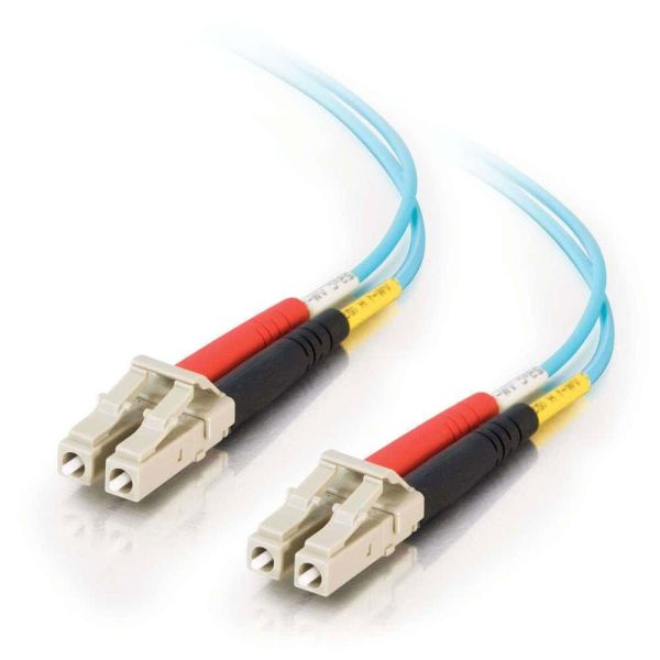 C2G 2 m LC-LC 10Gb 50/125 OM3 Duplex Multimode PVC glasvezelkabel (LSZH) - Aqua (85550) C2G 2 m LC-LC 10Gb 50/125 OM3 Duplex Multimode PVC glasvezelkabel (LSZH) - Aqua (85550)