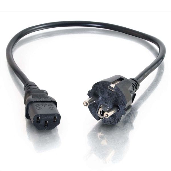 C2G 3m 16 AWG Europese voedingskabel (IEC320C13 naar CEE7/7) (88544)