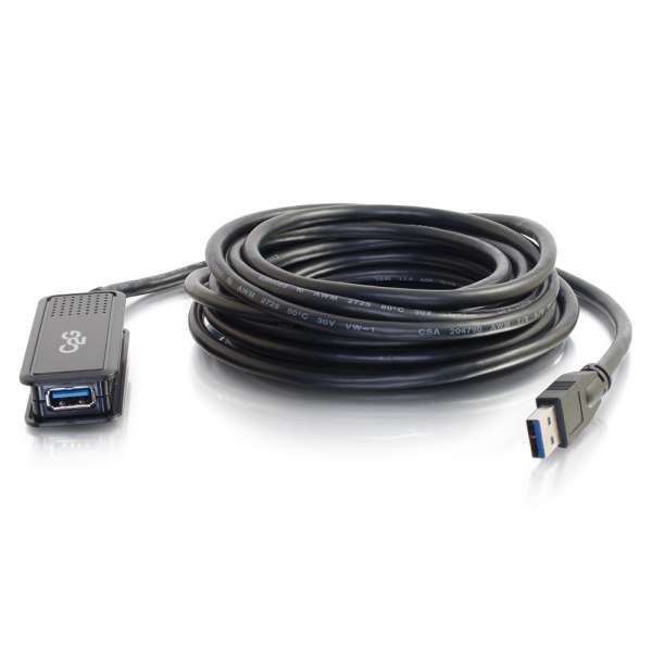 C2G 5 m USB 3.0 A mannelijk naar USB-A vrouwelijk actieve verlengkabel (89943)