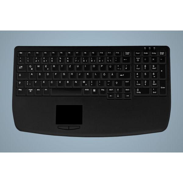Active Key AK-7410-G toetsenbord PS/2 Duits Zwart (AK-7410-GP-B/GE)