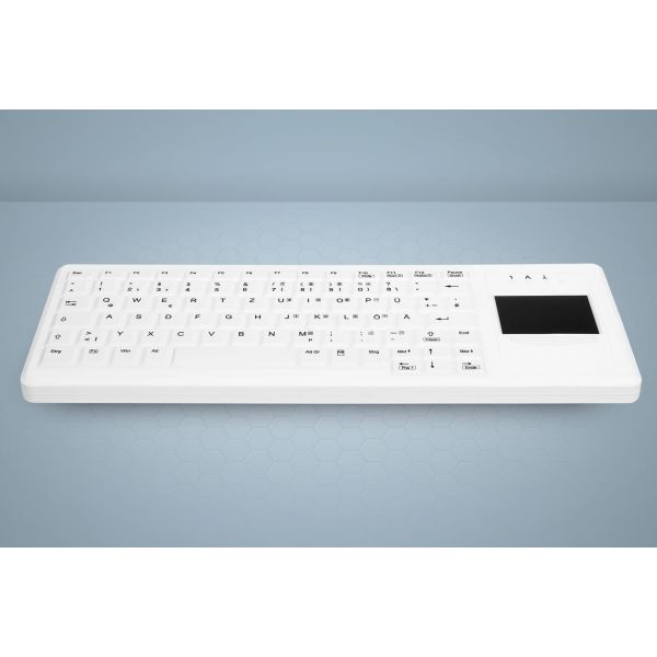 Active Key AK-C4400 toetsenbord USB Belgisch Wit (AK-C4400F-GUS-W/BE)