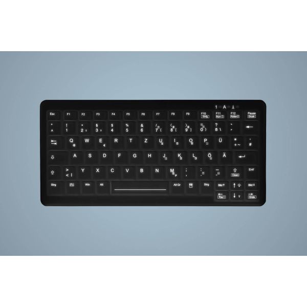 Active Key AK-CB4110 toetsenbord USB Duits Zwart (AK-CB4110F-U1-B/GE)