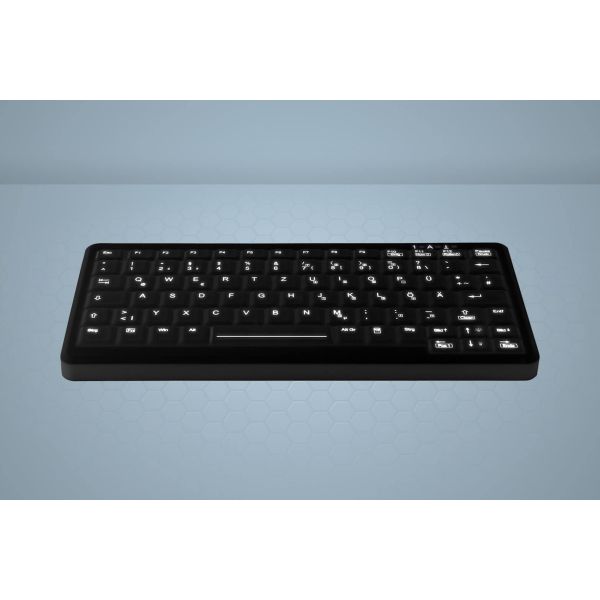 Active Key AK-CB4110 toetsenbord USB Duits Zwart (AK-CB4110F-U1-B/GE)