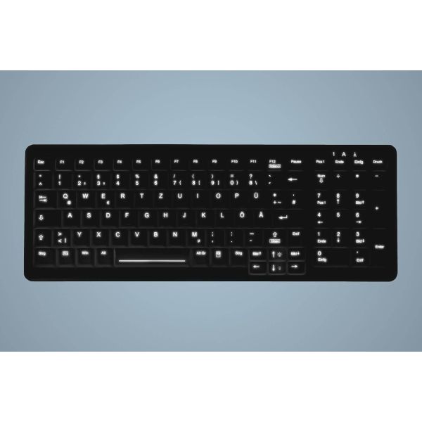 Active Key AK-CB7000 toetsenbord USB Amerikaans Engels Zwart (AK-CB7000F-US-B/US) Active Key AK-CB7000 toetsenbord USB Amerikaans Engels Zwart (AK-CB7000F-US-B/US)