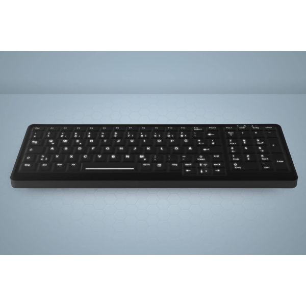 Active Key AK-CB7000 toetsenbord USB Amerikaans Engels Zwart (AK-CB7000F-US-B/US)
