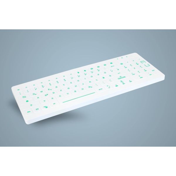 Active Key AK-CB7012 toetsenbord USB Duits Wit (AK-CB7012F-US-W/GE)