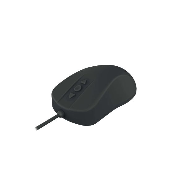Contour Design Active Key AK-PMH12 muis Medisch Ambidextrous USB Type-A Optisch 1000 DPI (AK-PMH12OB-US-B)