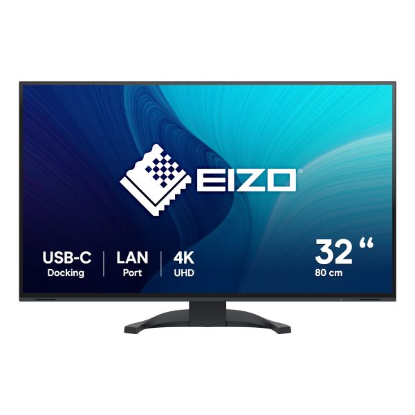 EIZO FlexScan EV3240X-BK computer monitor 80 cm (31.5") 3840 x 2160 Pixels 4K Ultra HD LCD Zwart (EV3240X-BK)