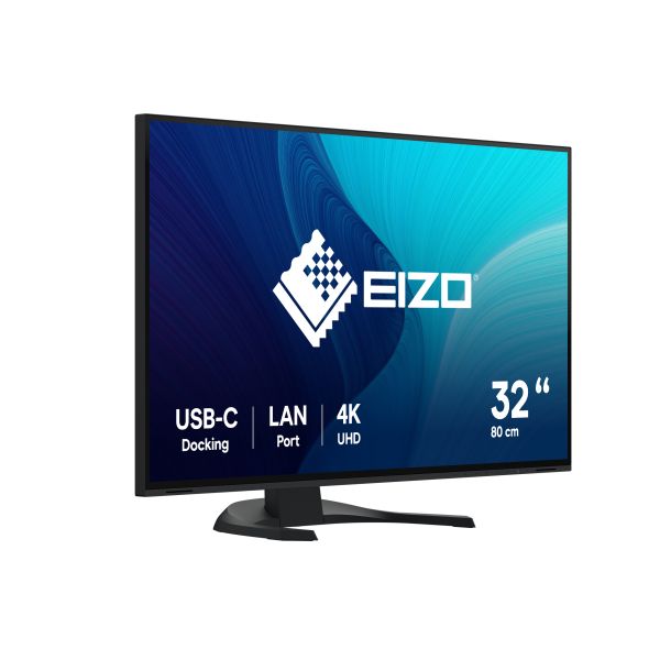 EIZO FlexScan EV3240X-BK computer monitor 80 cm (31.5") 3840 x 2160 Pixels 4K Ultra HD LCD Zwart (EV3240X-BK)