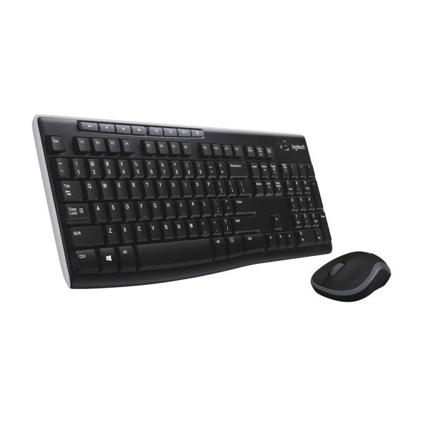 Logitech MK270 toetsenbord Inclusief muis RF Draadloos Duits Zwart (920-010028)