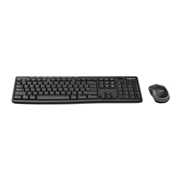 Logitech MK270 toetsenbord Inclusief muis RF Draadloos Duits Zwart (920-010028)