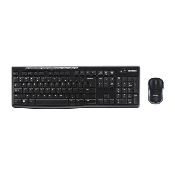 Logitech MK270 toetsenbord Inclusief muis RF Draadloos Duits Zwart (920-010028)