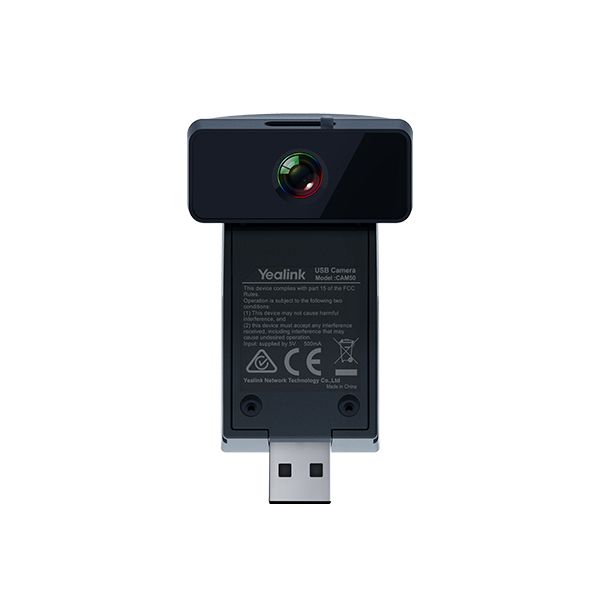 Yealink CAM50 2 MP Zwart 1280 x 720 Pixels 30 fps (02659-001) Yealink CAM50 2 MP Zwart 1280 x 720 Pixels 30 fps (02659-001)