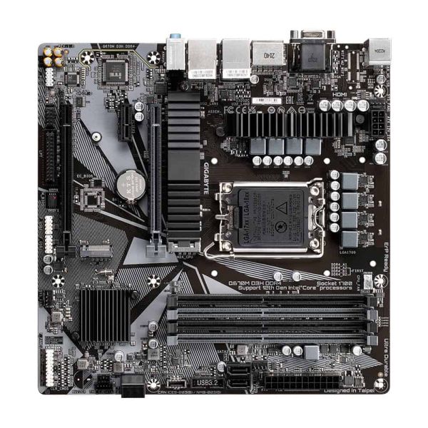 GIGABYTE Q670M D3H DDR4 moederbord Intel Q670 LGA 1700 micro ATX (Q670M D3H DDR4)