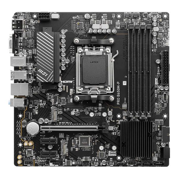 MSI PRO B650M-P moederbord AMD B650 Socket AM5 micro ATX (7E27-001R)